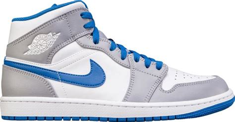 jordans blauw grijs